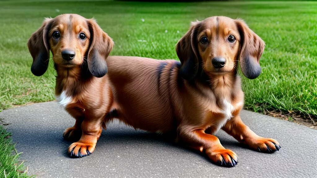 cream Dachshund puppies available in Montana